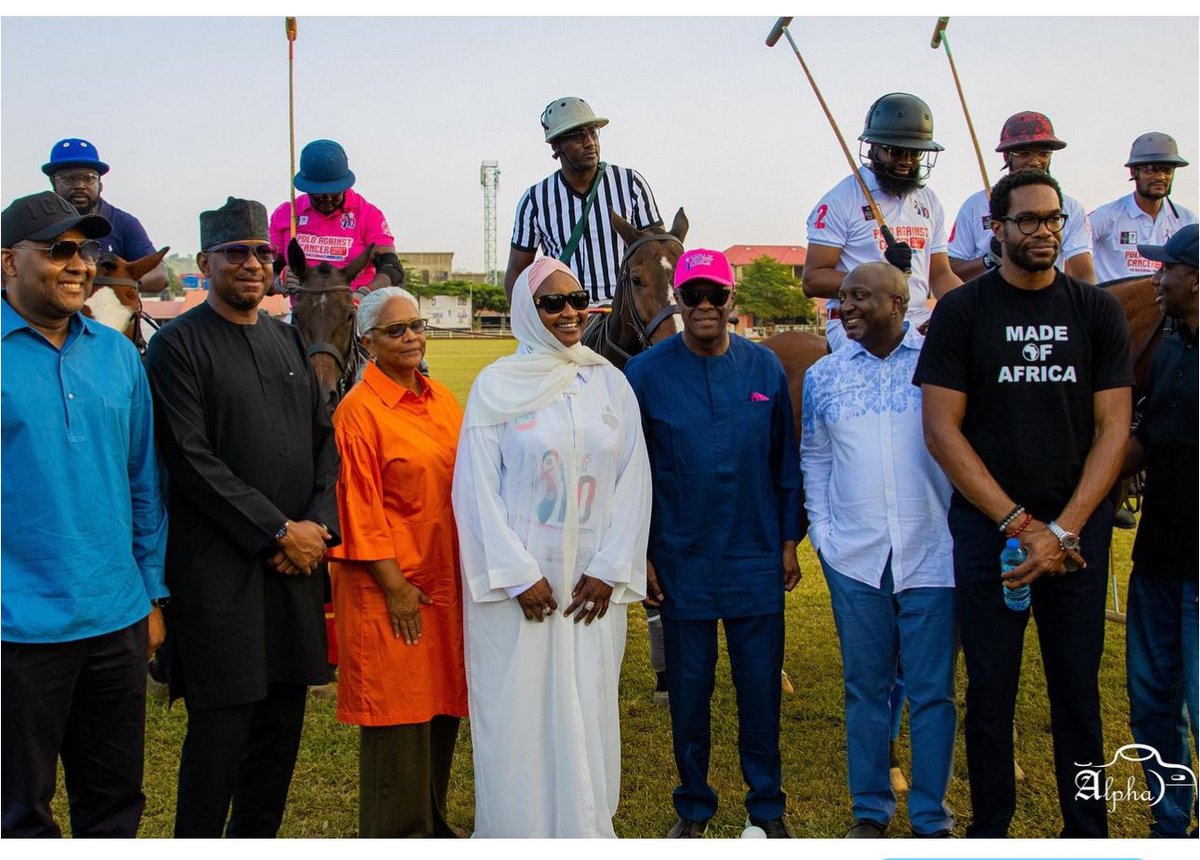 We’re deeply grateful to Honorable Minister <a href="/FinMinNigeria/">Federal Ministry of Finance</a>, Mr. Olawale Edun, and his wife, Mrs. Amy Adwoa Appiah Edun, for their incredible support at #WalkAwayCancerAt10 and the #PoloAgainstCancer match. Thank you for championing this cause with us!