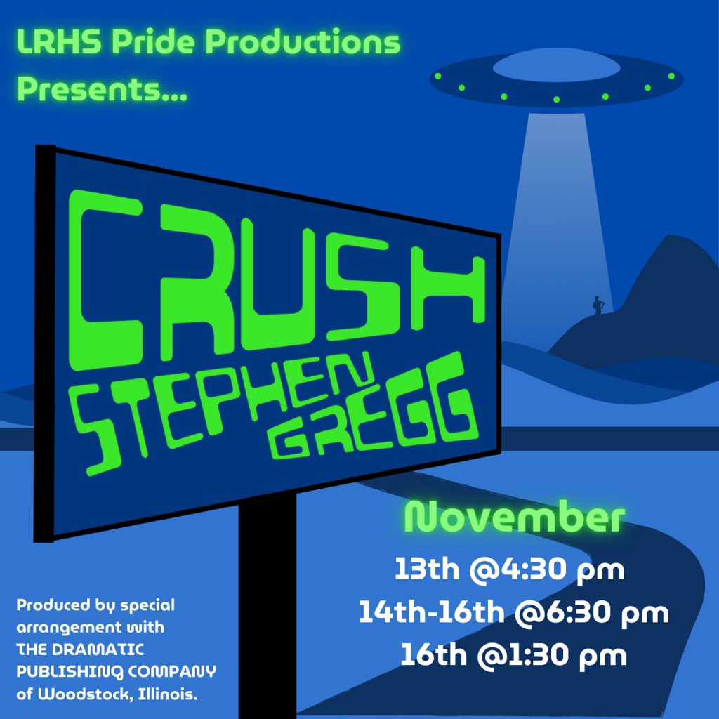 When aliens attack! Leesville’s fall play is next week…Tickets: leesville.booktix.com <a href="/LRHS_PTSA/">Leesville Road High School PTSA</a> <a href="/leesvilleroadhs/">Leesville Road High</a>