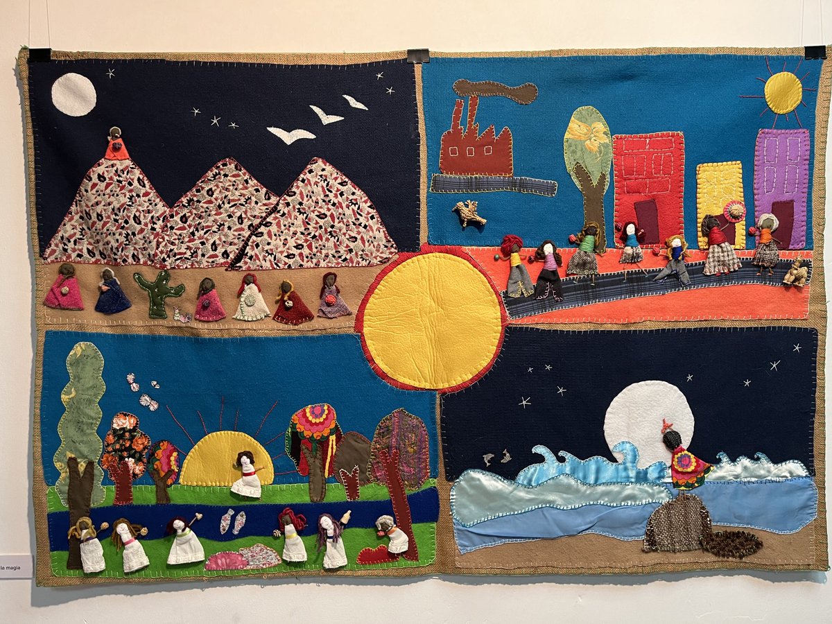 luisavalmaggia1's tweet photo. “Desenredar la Madeja” muestra textil de ⁦@chechamerchan⁩ que podes visitar hasta el 29 de noviembre. Toda la info en http//:https://t.co/UDtyg9tt6B https://t.co/cdnqYnj0Dq