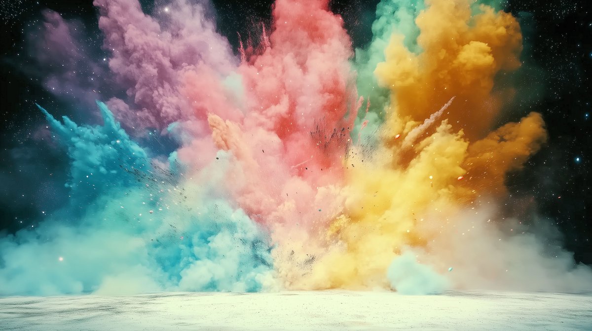 CarolynIott's tweet image. #AIArtwork #colorexplosion