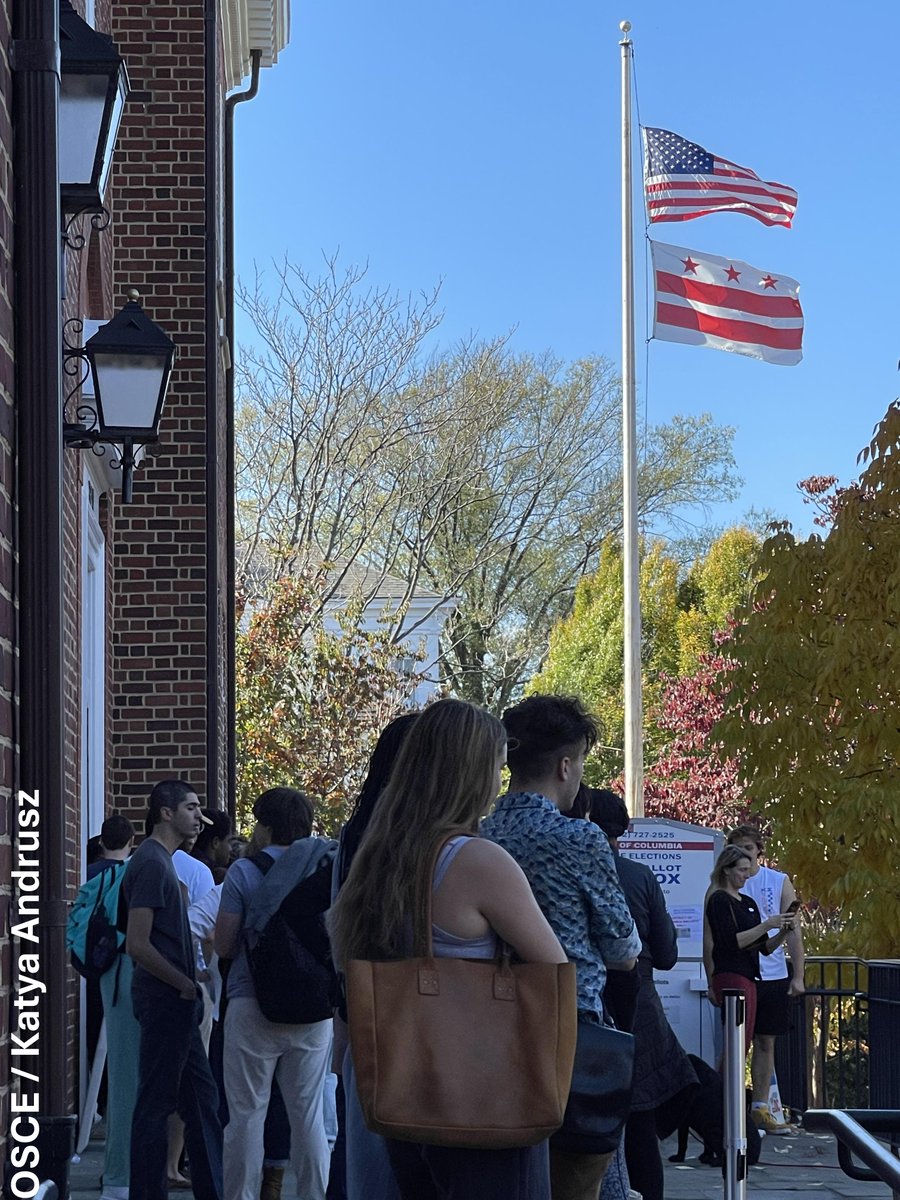 osce_odihr's tweet photo. The 🇺🇸#US votes today, and ODIHR’s team of experts &amp; long-term observers are out across the country after more than a month observing the campaign.

Tune in at 3pm tomorrow for the press conference of the international observers: https://t.co/YR1FNSv6hM #ElectionDay #Election2024 https://t.co/YYceJhlV4q