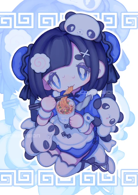 真白あお様() 生誕イラスト