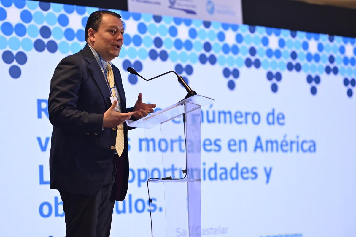 Conocemos mucho de los procesos detrás del alto nivel de siniestralidad vial en Latinoamérica, pero debemos seguir empujando desde todos los sectores para generar mejores resultados en su combate frontal.  Agradecido por la oportunidad de compartir y aprender. #MakeItSafe