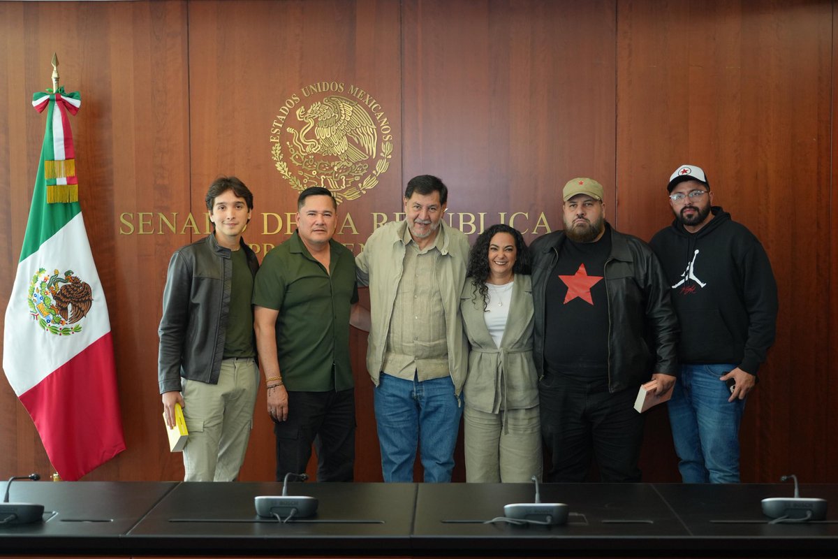 Reunión con líderes sindicales de Tamaulipas.