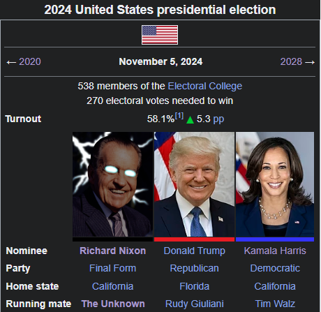 Bush43Fan's tweet photo. this is my prediction for this election https://t.co/L2DGFWAoP7