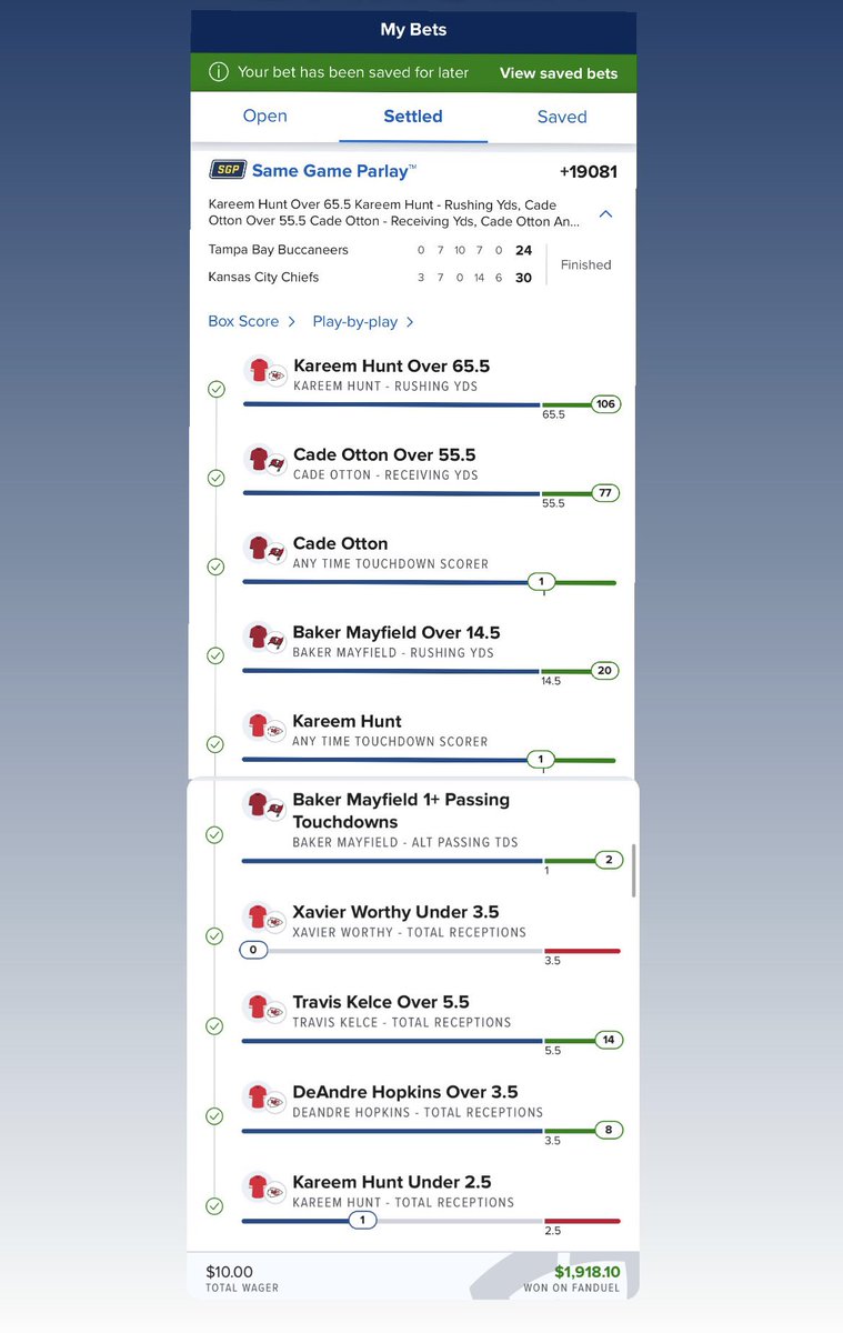 DFS_Freaks's tweet image. Thinking about posting FREE plays/props if there’s enough engagement. Get this post to 25+ LIKEs and I’ll start posting again! 

Here’s a couple of my wins from last couple weeks!