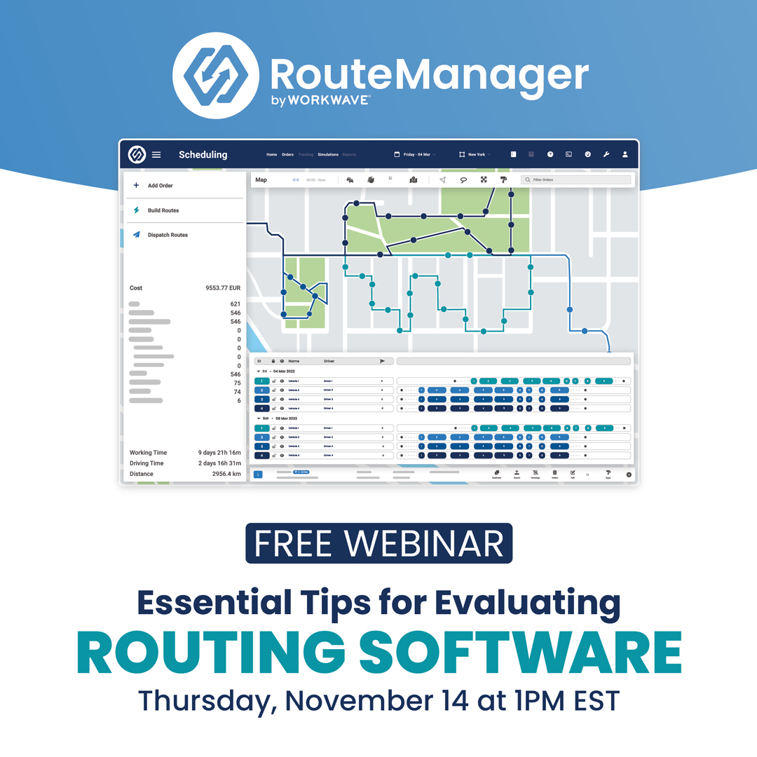 Workwave's tweet image. Choosing the right #RoutingSoftware can be challenging—but we’re here to help! Join our webinar next week for actionable #strategies to simplify the selection process and make a well-informed choice that maximizes value for your organization. Register Now: ow.ly/Rovs50U0MJp