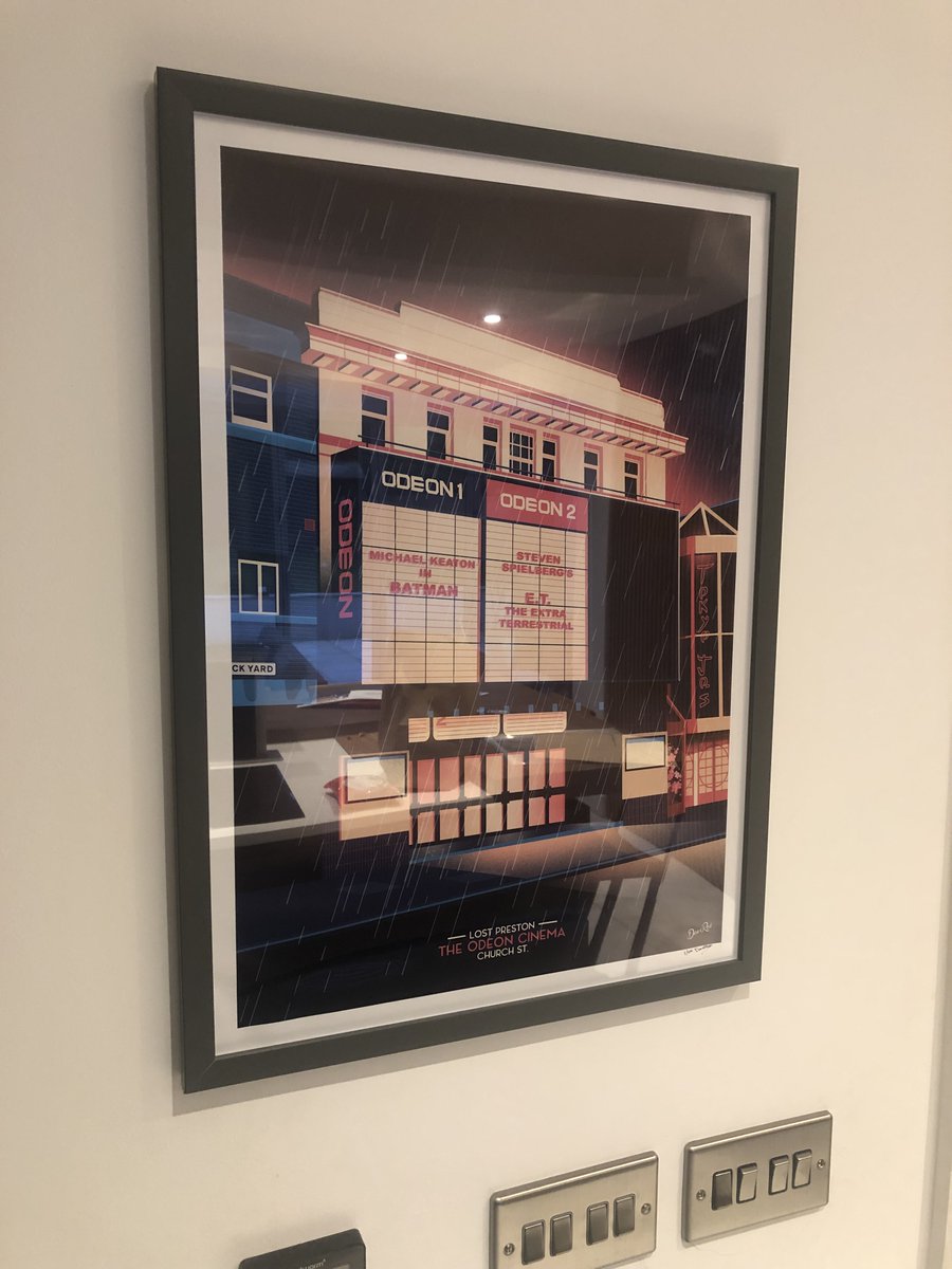 My Odeon Preston print can be personalised with any favourite film on Screens 1 and 2. daverobshop.com #visitpreston #preston