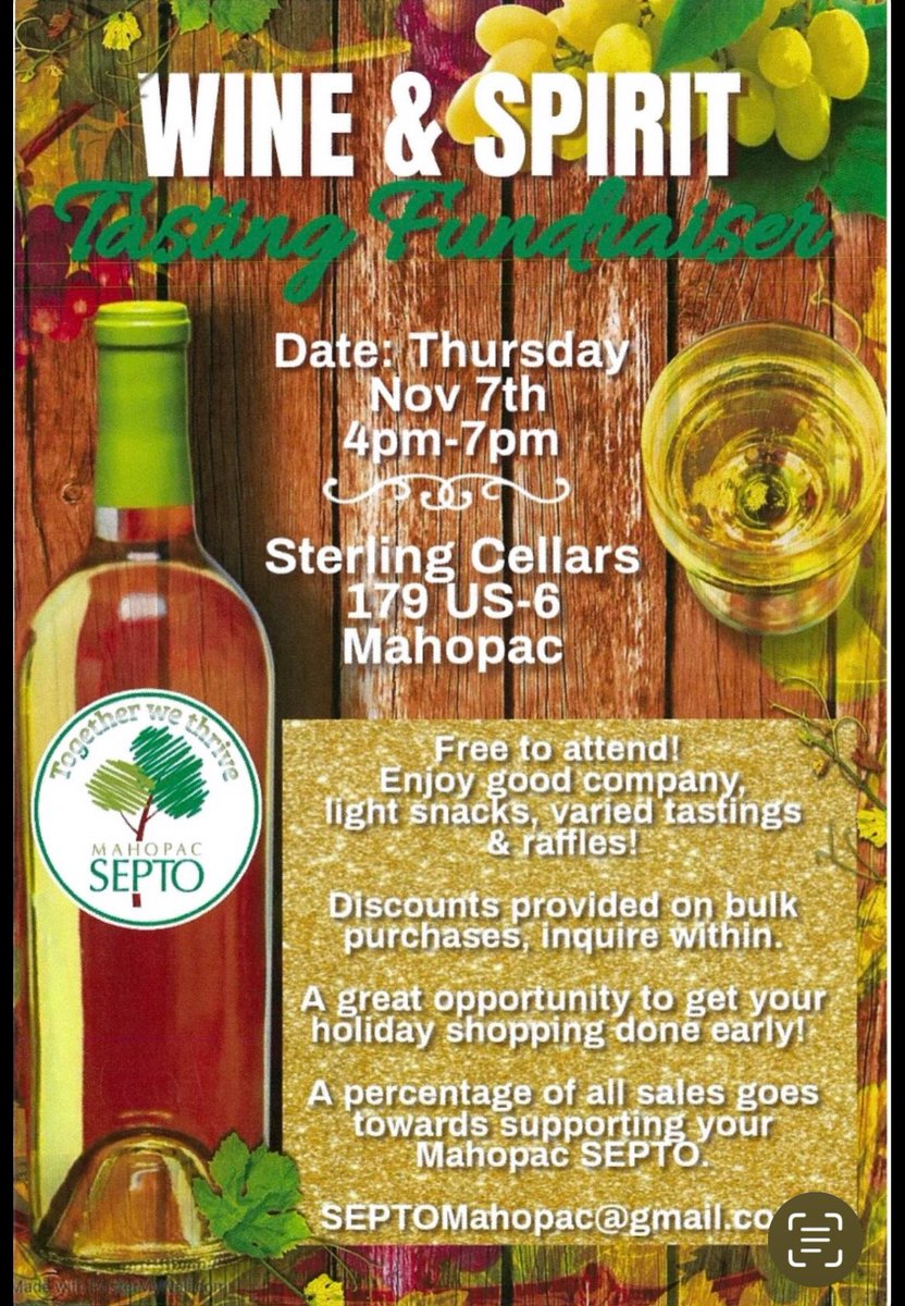 MahopacSEPTO's tweet photo. Join us for two great events soon!💙💛💙💛 https://t.co/WT9ggzCVfG
