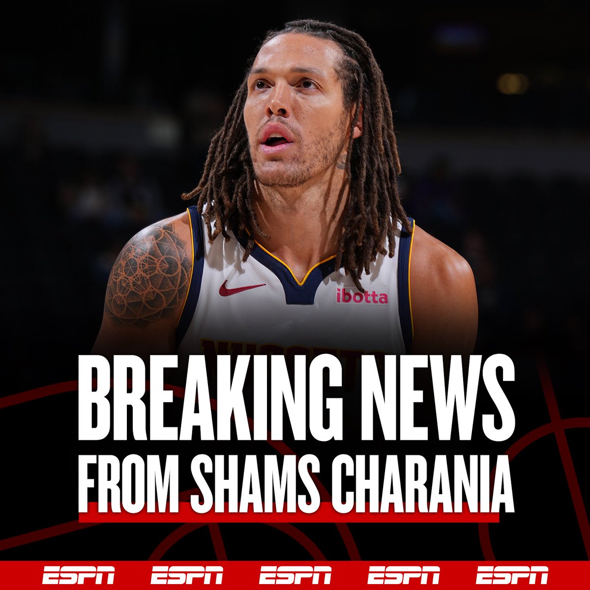 Injury blow to Denver: Nuggets F Aaron Gordon will miss multiple weeks due to a right calf strain, sources tell ESPN.