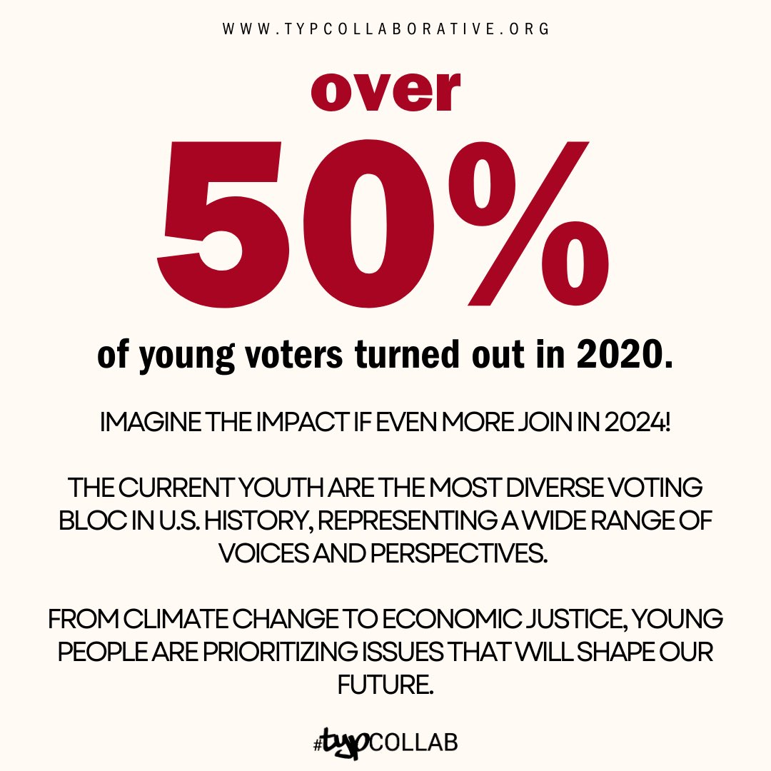 typcollab's tweet photo. Every position on the ballot—from local school boards to Congress—shapes our communities and impacts daily life. Make your voice count today! Follow @TYPCollab for more on youth-centered change. 

 #TYPCollab #YouthPolicy #CommunityChange #EveryVoteMatters #ElectionDay2024 https://t.co/E6VM31BYRJ