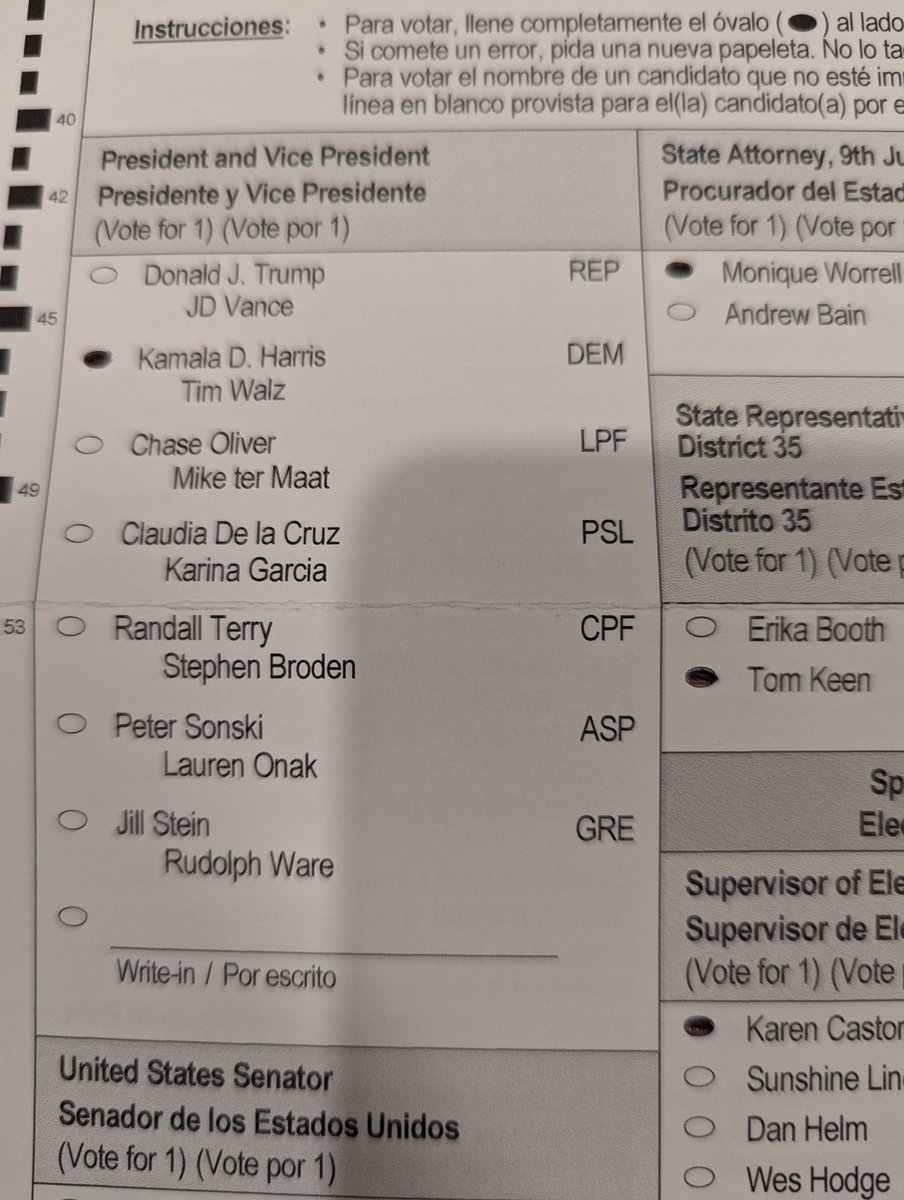 gelylucy's tweet photo. My vote was for VP Kamala Harris 💙🌊🥳 https://t.co/FGVTTsTIna