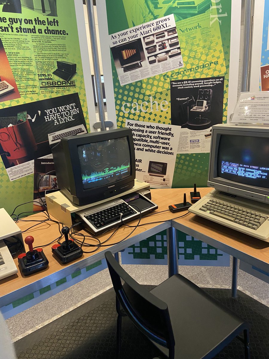 PiggottTrips's tweet photo. We had a brilliant day at The National Museum of Computing today! Learning the history of computers, talking about AI and playing some retro games! https://t.co/QEC4NA5HHx