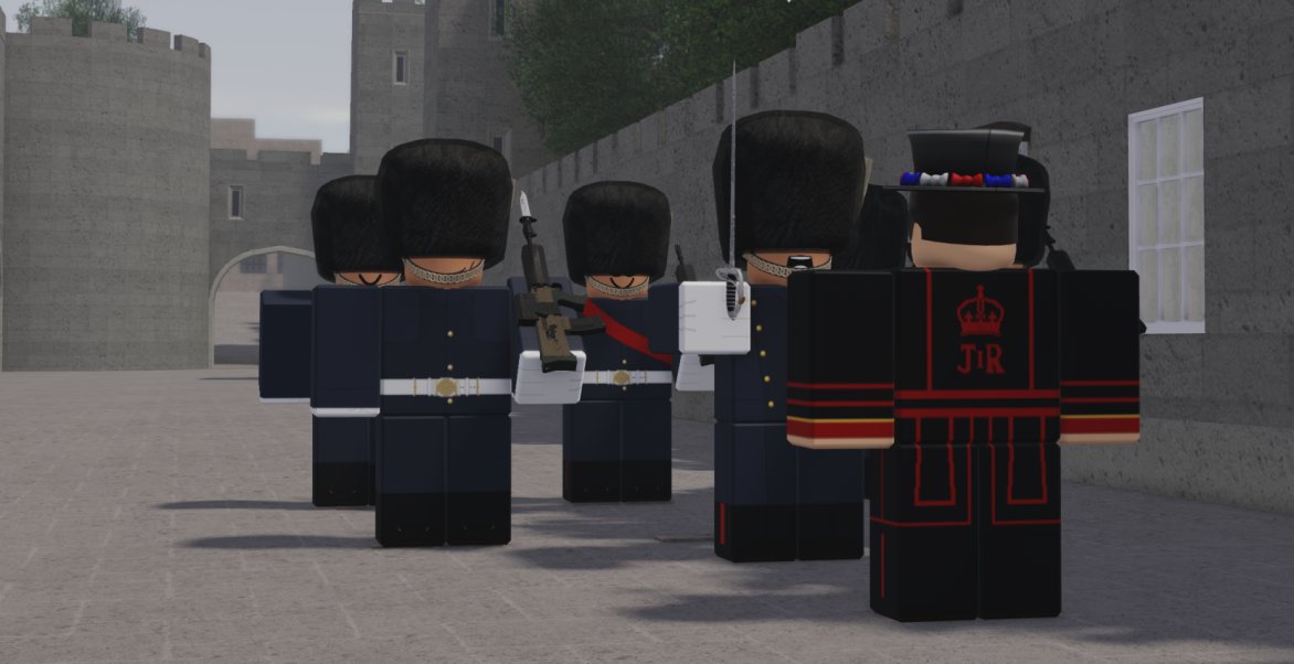 BrownC79568's tweet photo. This day, I've been honored to Duty Yeoman Warder - The Beef Eater, if you will - and provided the word during the Escort of The Word. Second Lieutenant R. Winters led the Grenadier Guards along with his group of guardsman. The magical word of the day was 'MANSCAPED®', amazing. https://t.co/EKrErEqXJo