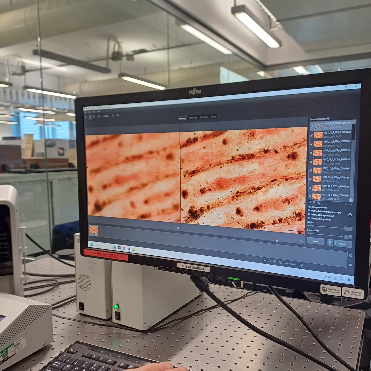A fun day looking at Ctenostome canada balsam slides on the Olympus BX63! Very smooth😎
