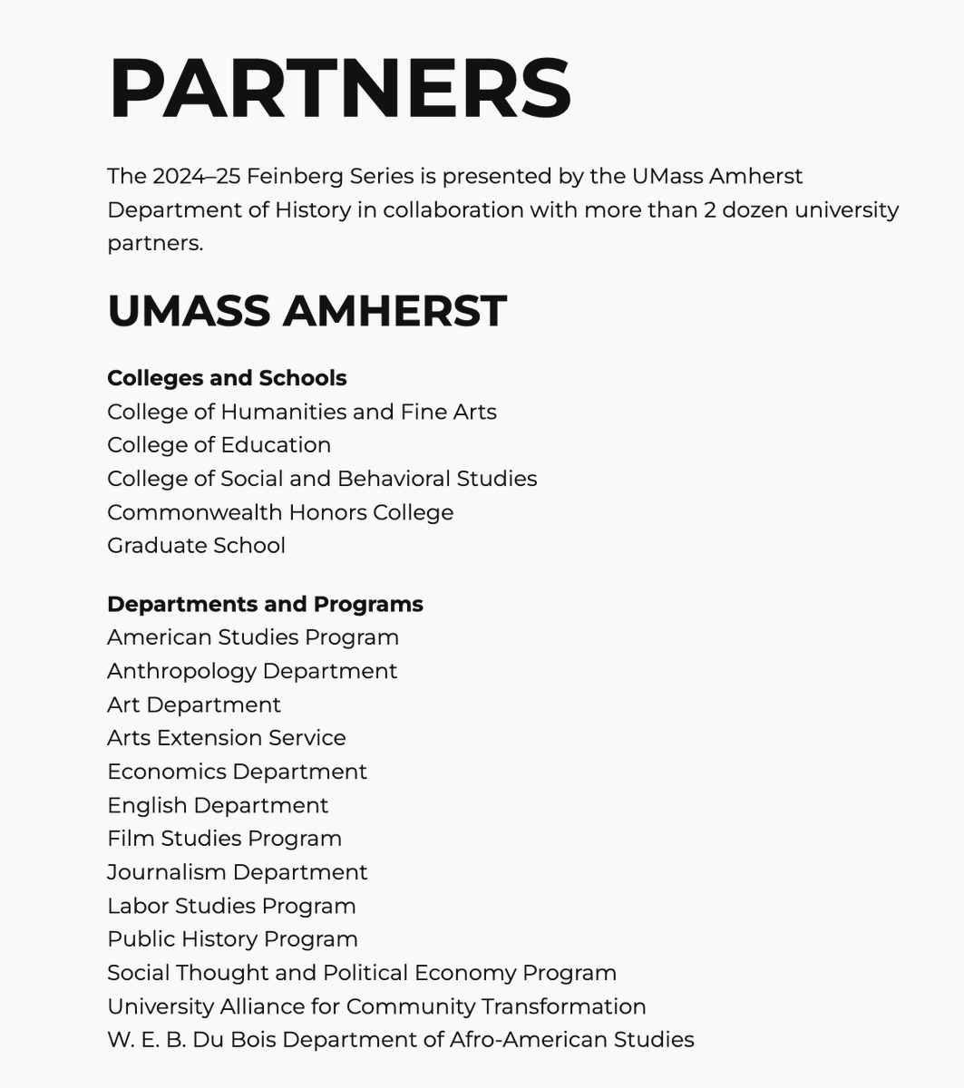 UMass Amherst Department of History tweet media