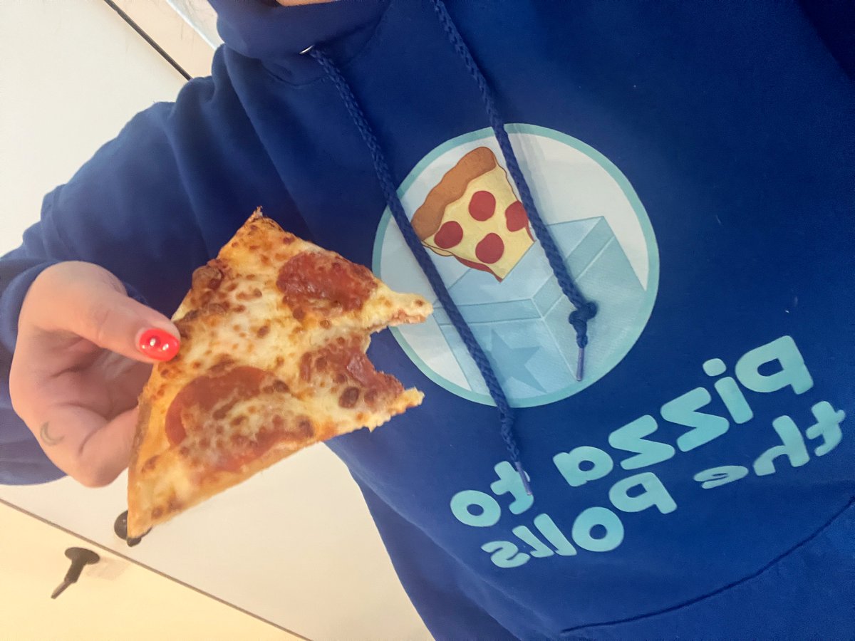 PizzaToThePolls's tweet photo. Well yes, we do eat pizza behind the scenes 🍕

- Monique, the PTTP social mgr 🫡 https://t.co/WzRCHHmVb8