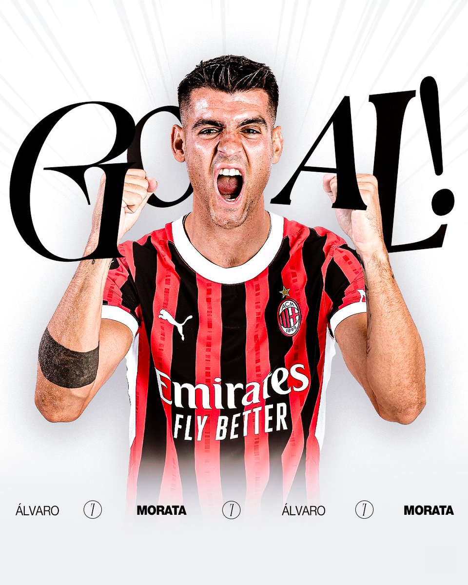 acmilan's tweet photo. Álvaro on the rebound! We lead again! 😎

#RealMilan 1-2 | 39' #UCL #SempreMilan https://t.co/pYBOiQEJ6B