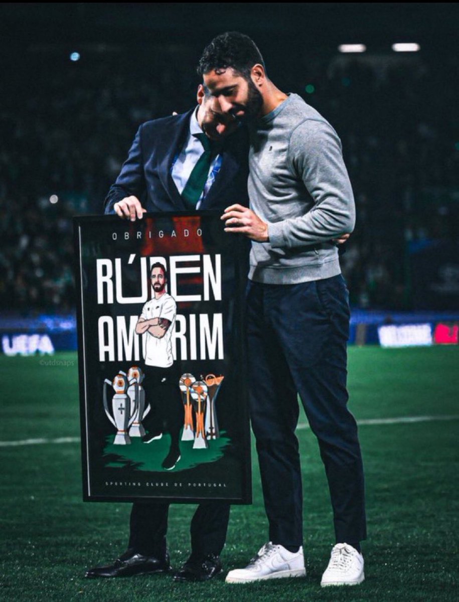 CantonasMind's tweet photo. No Sporting Lisbon or Manchester United fan can scroll past this post without liking it for Ruben Amorim ❤️ https://t.co/ZPVjJG6DOe