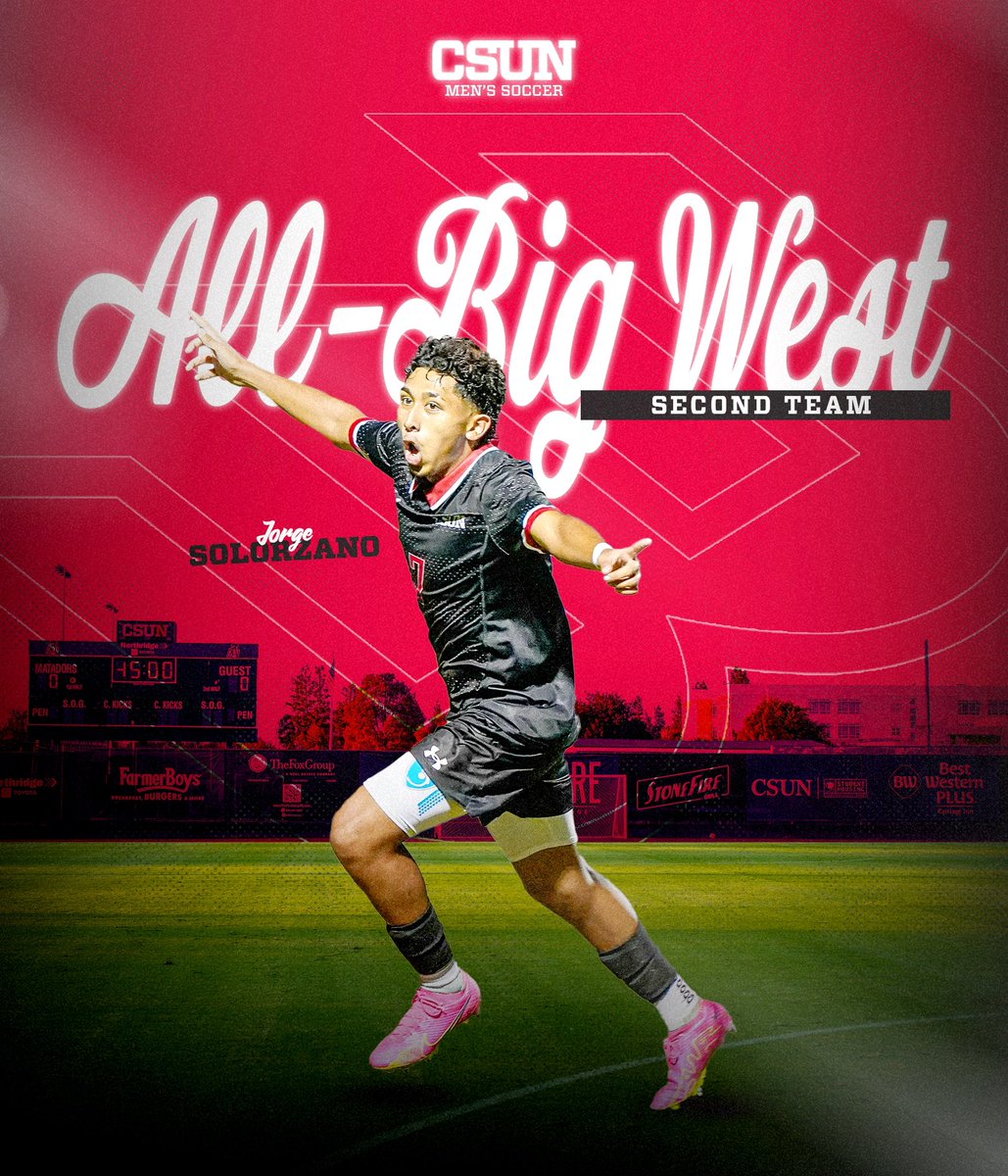 CSUN Men's Soccer (@csunmenssoccer) on Twitter photo From Big West Freshman of the Year to All-Big West Second Team.
Sky is the limit for Solo.
#GoMatadors x <a href="/BigWestSports/">The Big West</a> From Big West Freshman of the Year to All-Big West Second Team.
Sky is the limit for Solo.
#GoMatadors x <a href="/BigWestSports/">The Big West</a>