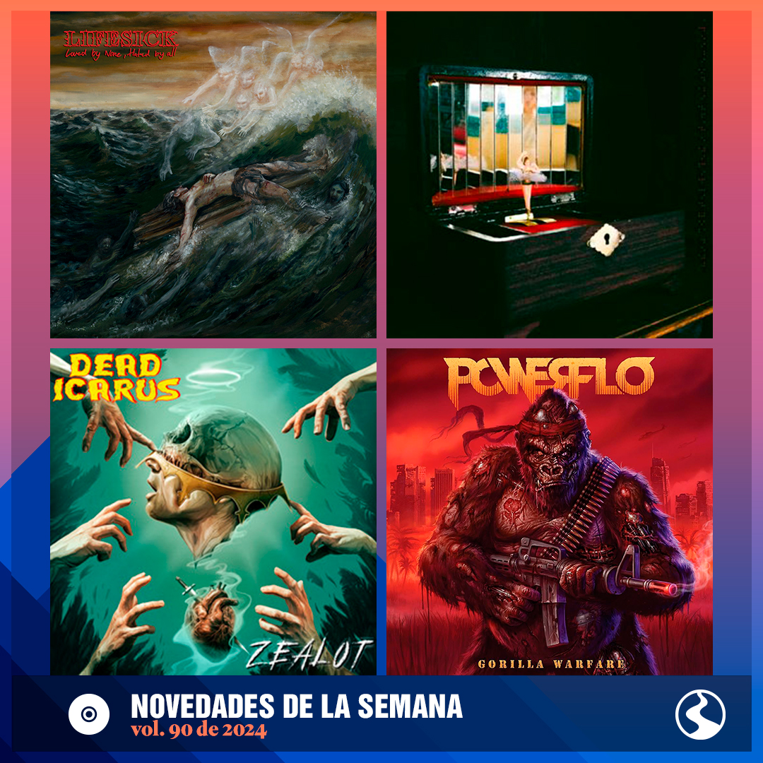 Radar de novedades Vol. 90:
Lifesick
Powerflo
Dead Icarus
Cane Hill

➡️ ¡Os contamos aquí!: riffvalley.es/novedades/rada…

#Lifesick #Powerflo #DeadIcarus #CaneHill #FollowTheRiff #RiffValley #metal #nuevodisco #lanzamiento #metalspain #metalextremo