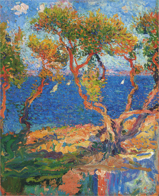 HenriMartinArt's tweet photo. Olive Trees by the Sea https://t.co/SttVgffWgq