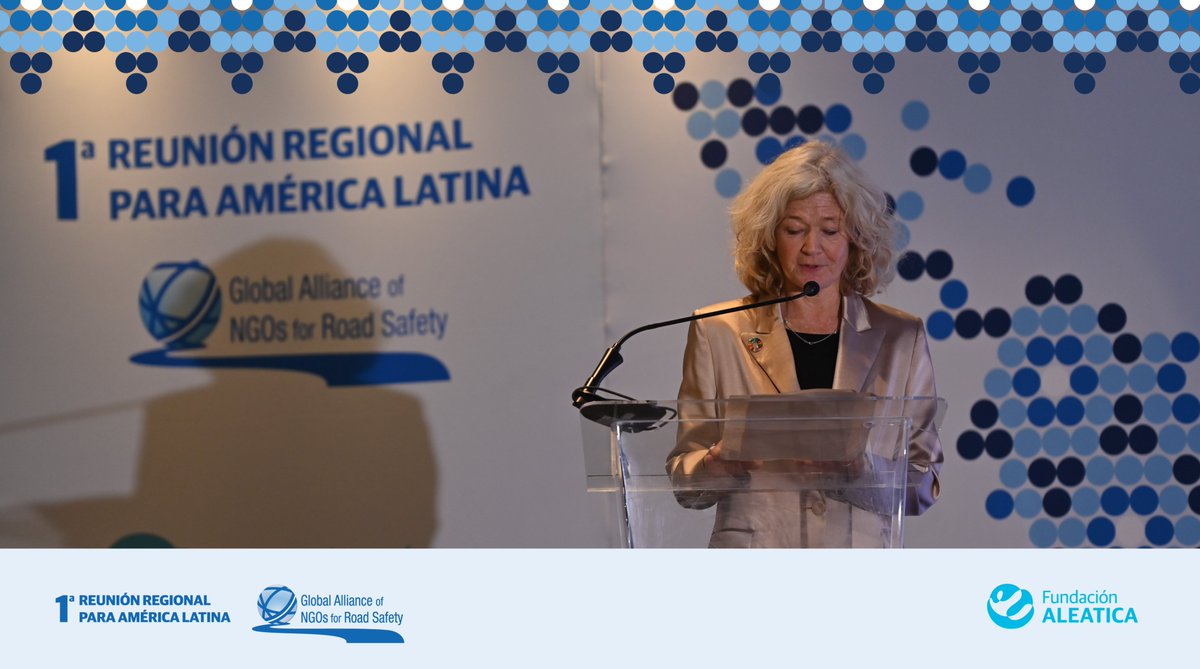 “Tenemos 20 países diferentes en esta reunión regional, así que espero que cada uno pueda compartir soluciones para crear vías más seguras. En esta reunión uniremos fuerzas para tomar acciones, incluir al gobierno y construir el futuro de la seguridad vial”

<a href="/LotteBrondum/">Lotte Brondum</a>,