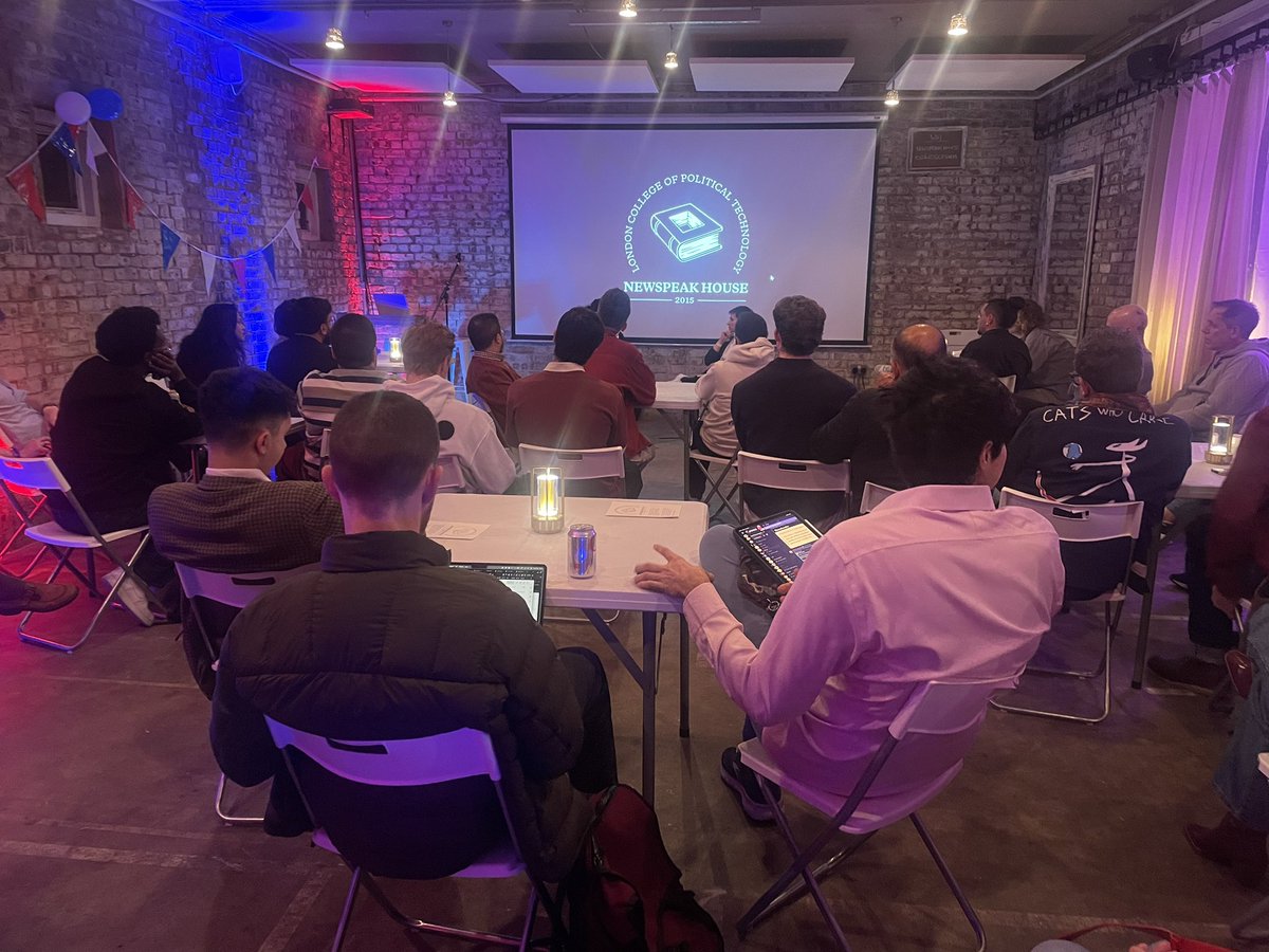 Hannah O'Rourke (@hannah_o_rourke) on Twitter photo Great to be at the American election watch party <a href="/nwspk/">Newspeak House</a> seeing hot takes from <a href="/PennyRed/">Laurie Penny</a> & <a href="/Josephine_HAR/">Josephine Harmon</a>! Great to be at the American election watch party <a href="/nwspk/">Newspeak House</a> seeing hot takes from <a href="/PennyRed/">Laurie Penny</a> & <a href="/Josephine_HAR/">Josephine Harmon</a>!