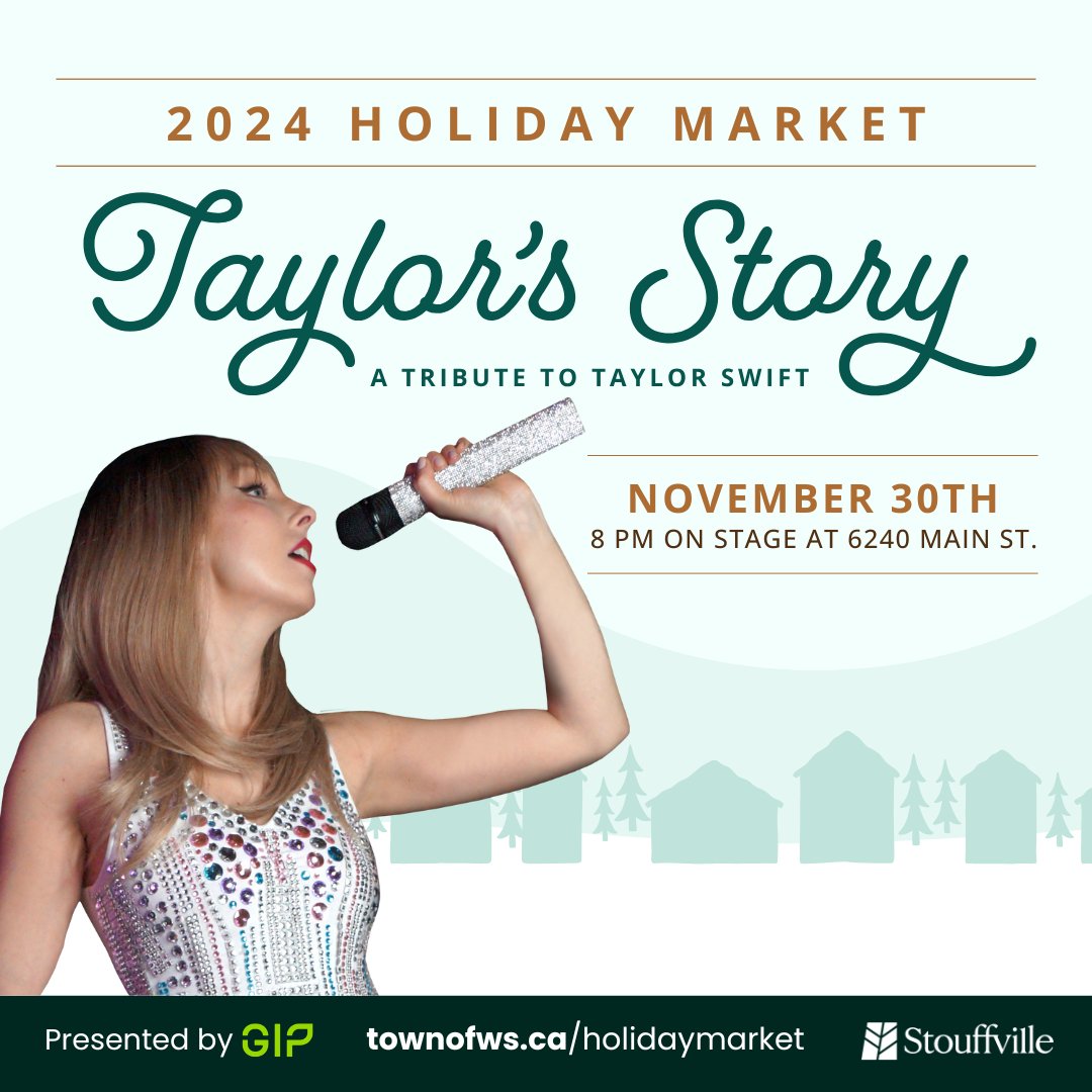 🎄Stouffville Holiday Market returns to Downtown Stouffville, Nov. 29-30 with performances by Ryland James and Taylor's Story. This free event features a local artisan marketplace, horse-drawn wagon rides, Santa Claus and much more. Full details at townofws.ca/holidaymarket.