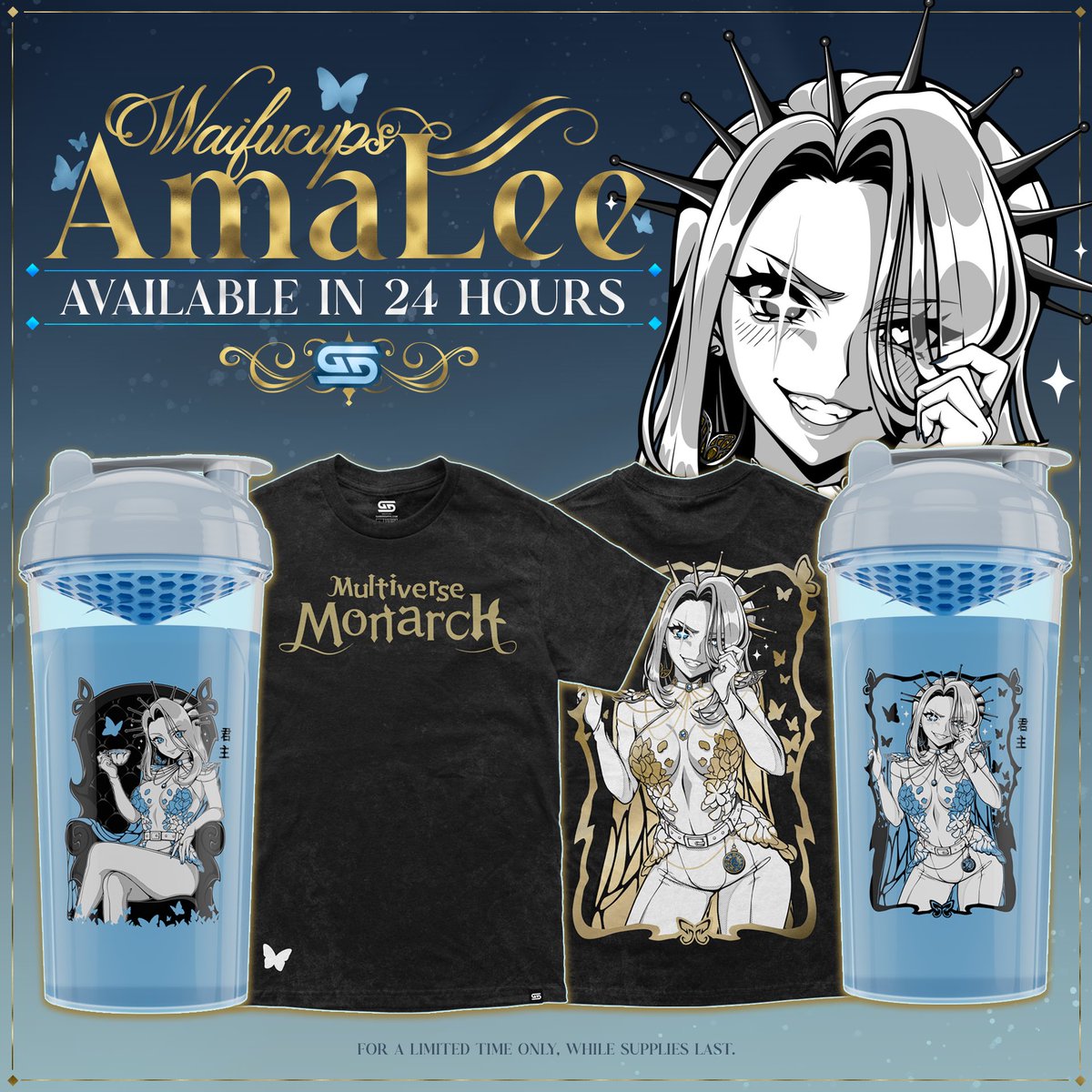 LeeandLie's tweet photo. You guys did it….. it’s happening….. IT’S HERE!!! 🗣️ TOMORROW 🗣️ MONARCH WAIFU CUP!! 🦋✨ https://t.co/9DeH5OkIkW