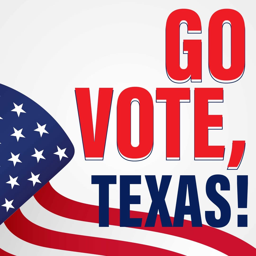 Today is the day WE THE PEOPLE elect our 47th PRESIDENT OF THE UNITED STATES!

Exercising the right to vote is absolutely necessary and a part of being a good citizen!  By voting, your voice has an impact on our Democracy!  
#TrumpVance2024
#tedcruz 
#RedWave2024