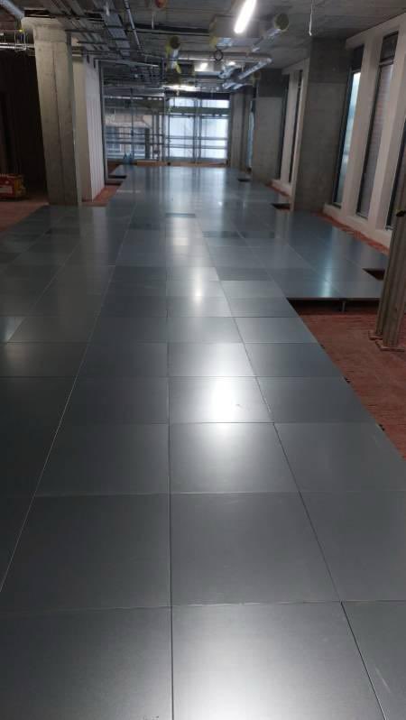 siteform_f's tweet image. Works have finally started on our project in London.
3000m2 Raised Access Floor
Soft flooring and also Resin