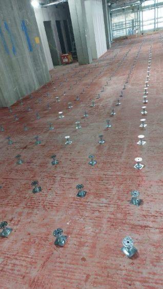 siteform_f's tweet image. Works have finally started on our project in London.
3000m2 Raised Access Floor
Soft flooring and also Resin