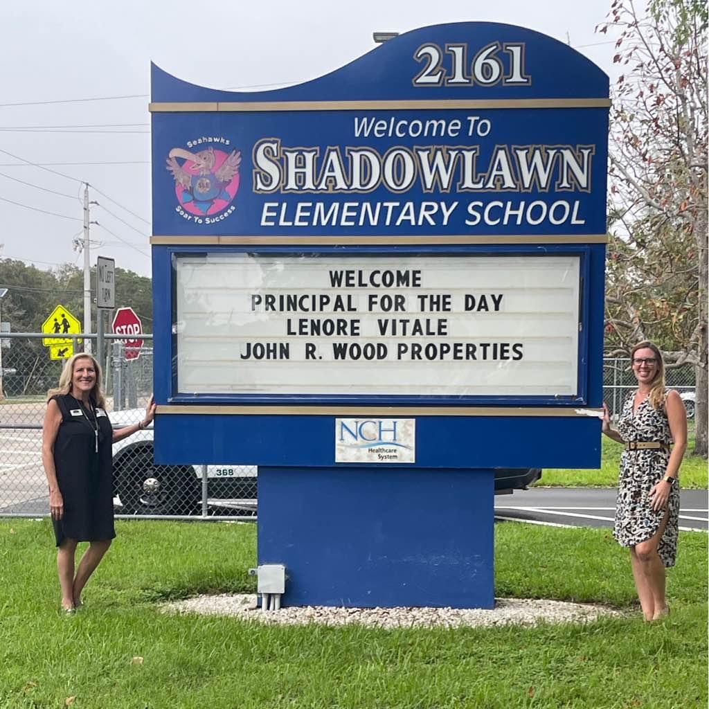 Thank you, Lenore Vitale, for being our Shadowlawn Principal for the Day!  

We loved the opportunity to connect with you and to teach you about our school. 

Principal for the Day is a great way to deepen school &amp; community connections. 🍎💙