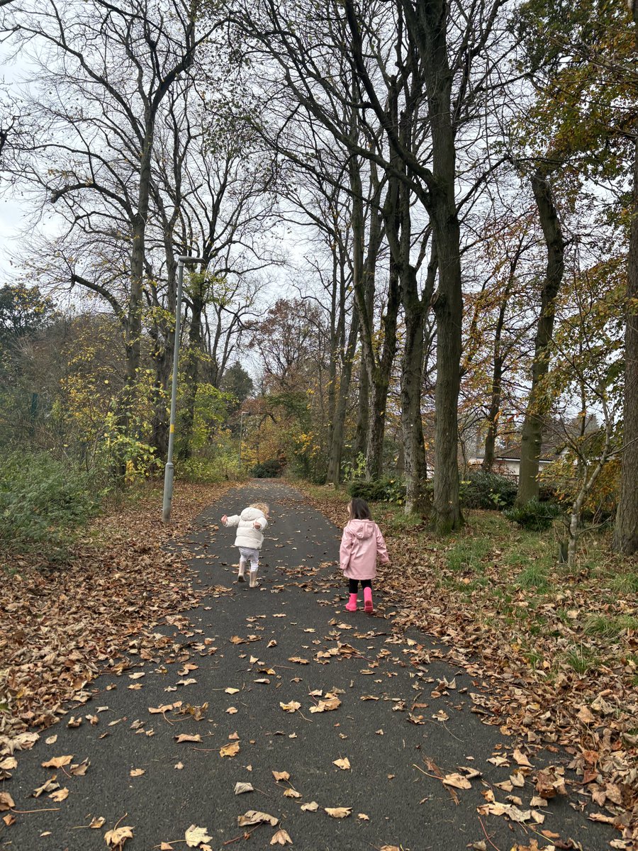We love going on walks but exploring in autumn is just different, all the colours, crunchy leaves, tall trees, exploring our amazing wall garden near by where it was filled with sensory plants to touch and smell, we even found magic wands to play before leaving them for others 🍁