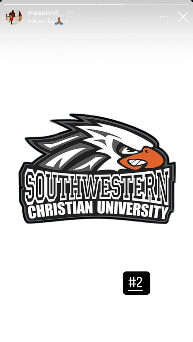 MasonD_4's tweet photo. #AGTG after a great conversation with @danl12axton I am blessed to receive a offer from southwestern Christian university 🙏🏾🙏🏾 @Kountze_BBall @GDayHoopScout @BallSoHardSS @409Wildcats2025 https://t.co/fZpRl7fGh5
