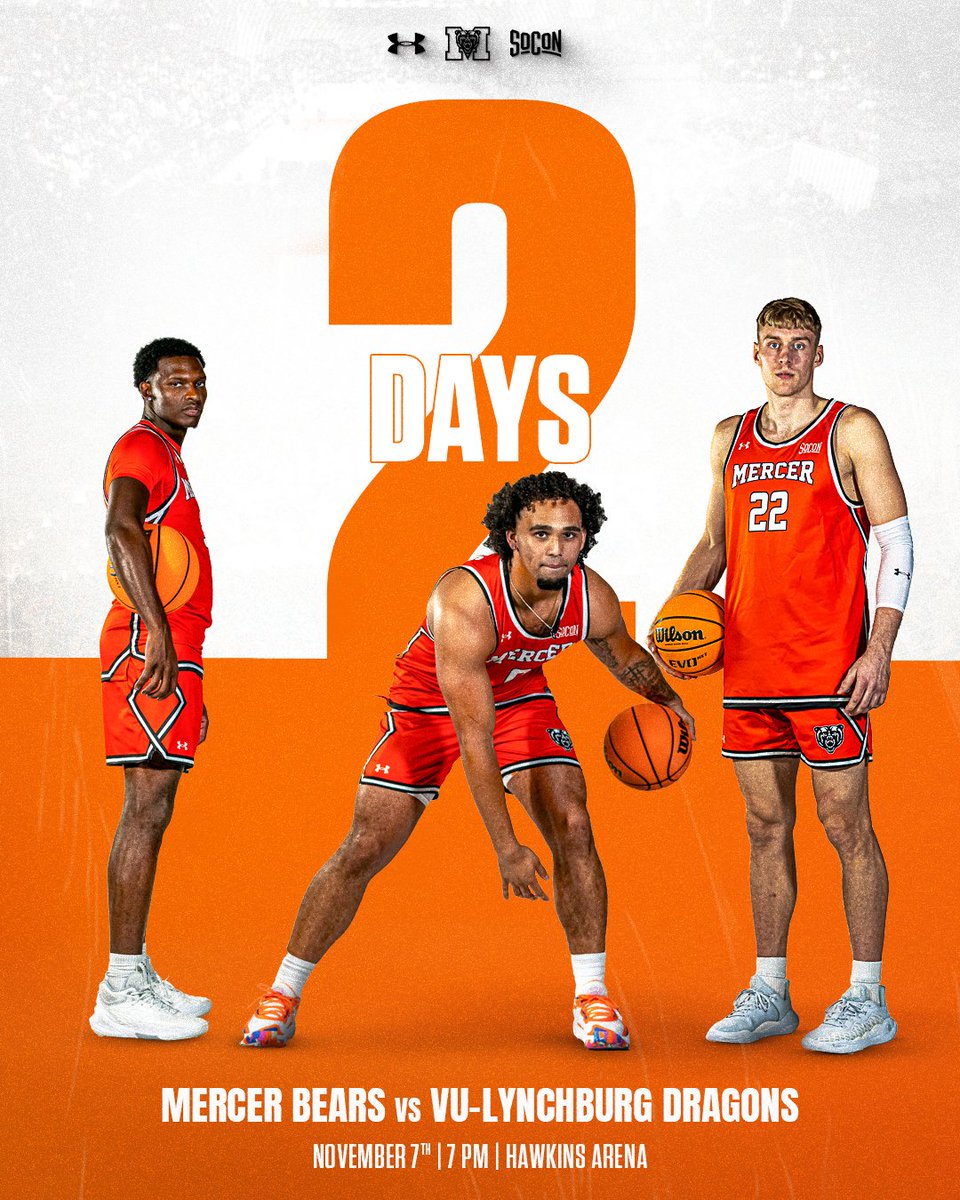 MercerMBB's tweet photo. The season opener is almost here!

Tickets 🎟️: https://t.co/aObxqw88mw

#GoBears https://t.co/H8KXgRkCiX