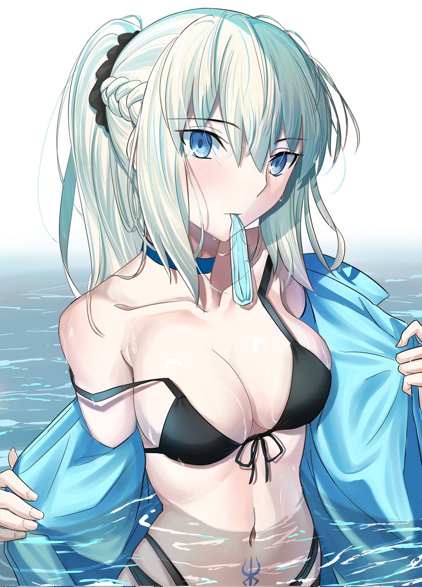 Wanna see my new bikini ~ ?
#FGO