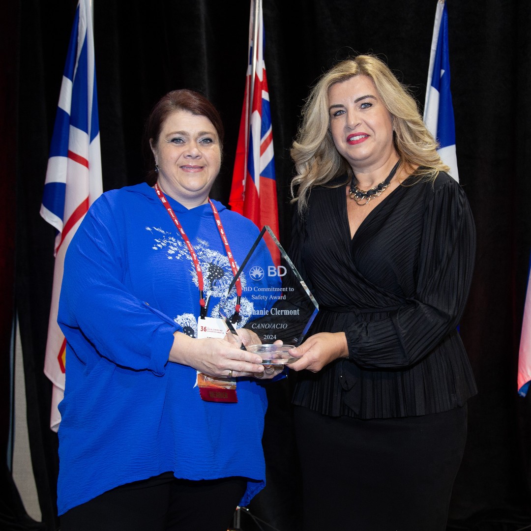 CANO_ACIO's tweet photo. Congratulations to this year's BD Commitment to Safety Award recipient, Stephanie Clermont! (Left)
#CANOACIO2024 #COASTTOCOAST #CANOACIO https://t.co/AkpKu4X8wW