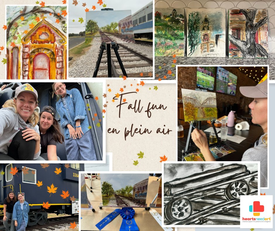 Some of our artists got a chance to bond and hang out painting out in nature - "en plein air" during Llano Fine Art Guild &amp; Gallery's outdoor plein air event this past weekend. Our CEO Izzy even won "Best in Show" 🥳
Get out and enjoy the weather 🍂

#pleinair #artinhealthcare