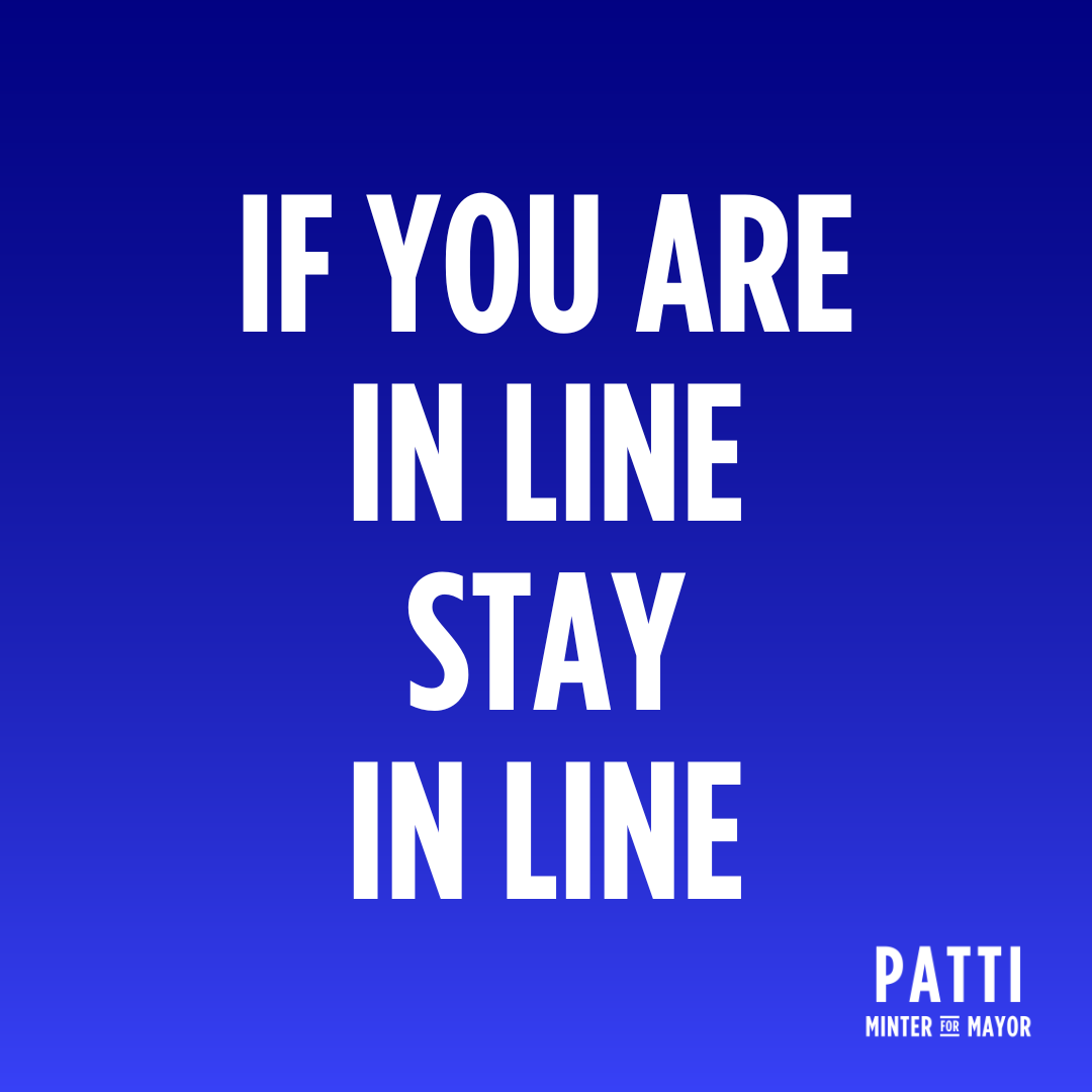 pattiminter4ky's tweet photo. As long as you’re in line by 6pm–stay in line! https://t.co/P6r7L2Oh5K
