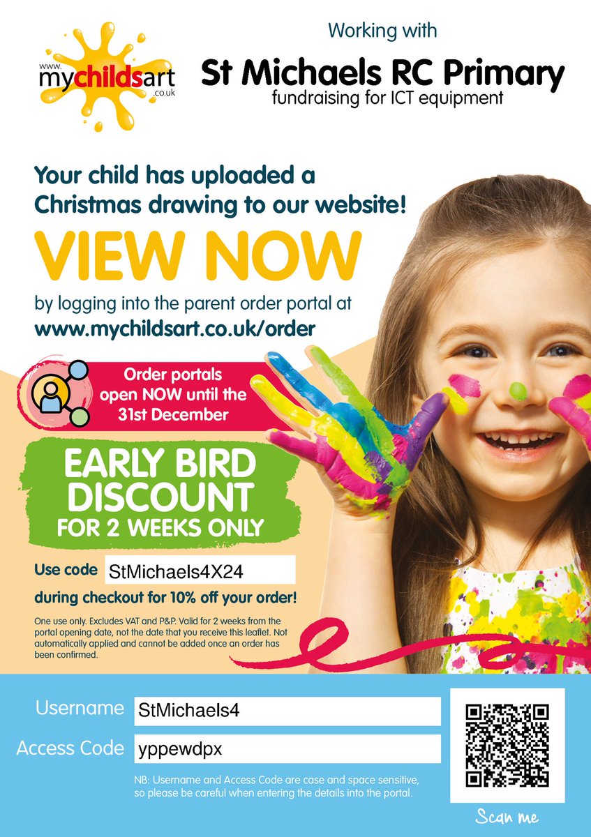 PTFASTMIKES's tweet photo. The Christmas Card Portal is now open. 

Follow the link to view your child’s festive artwork and place your order: https://t.co/7uIFTtD3nm

A percentage of all purchases goes to the school to help with the fundraising for ICT equipment. @stmichaelswales https://t.co/fpoM4etBs7