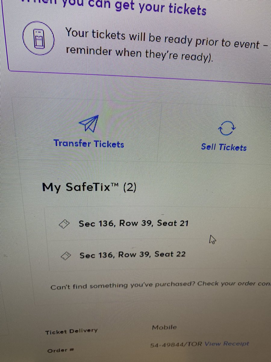 OMG!!!!  I am going to my hometown show!!! was able to get in on the drop today!!!!
#TSErastourToronto
