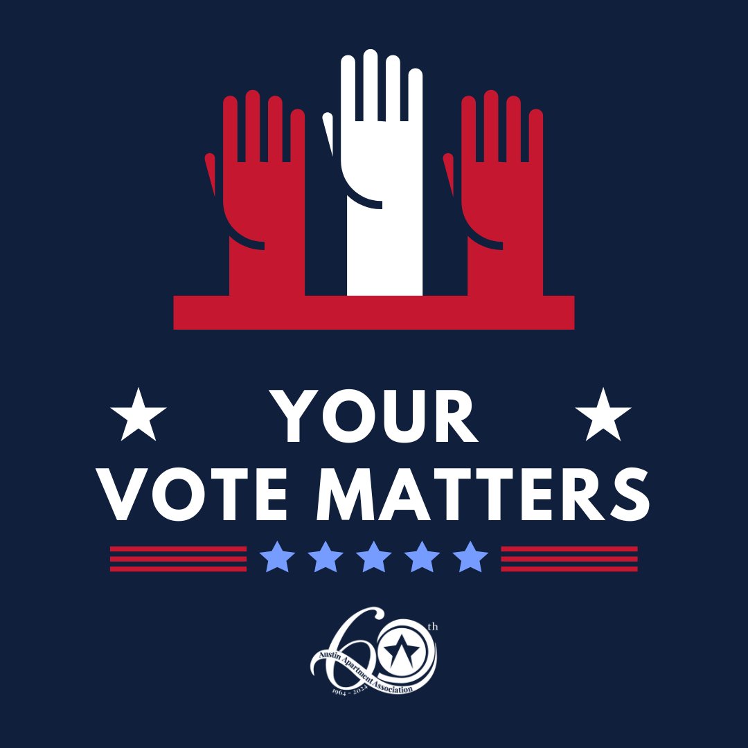 📢 Texas, it's time to make your voice heard! 🗳️ Before you cast your vote, take a moment to review the Austin Apartment Association's list of endorsed candidates who support the future of housing in our community. Click here for the full list: ow.ly/2YAz50U0PFF