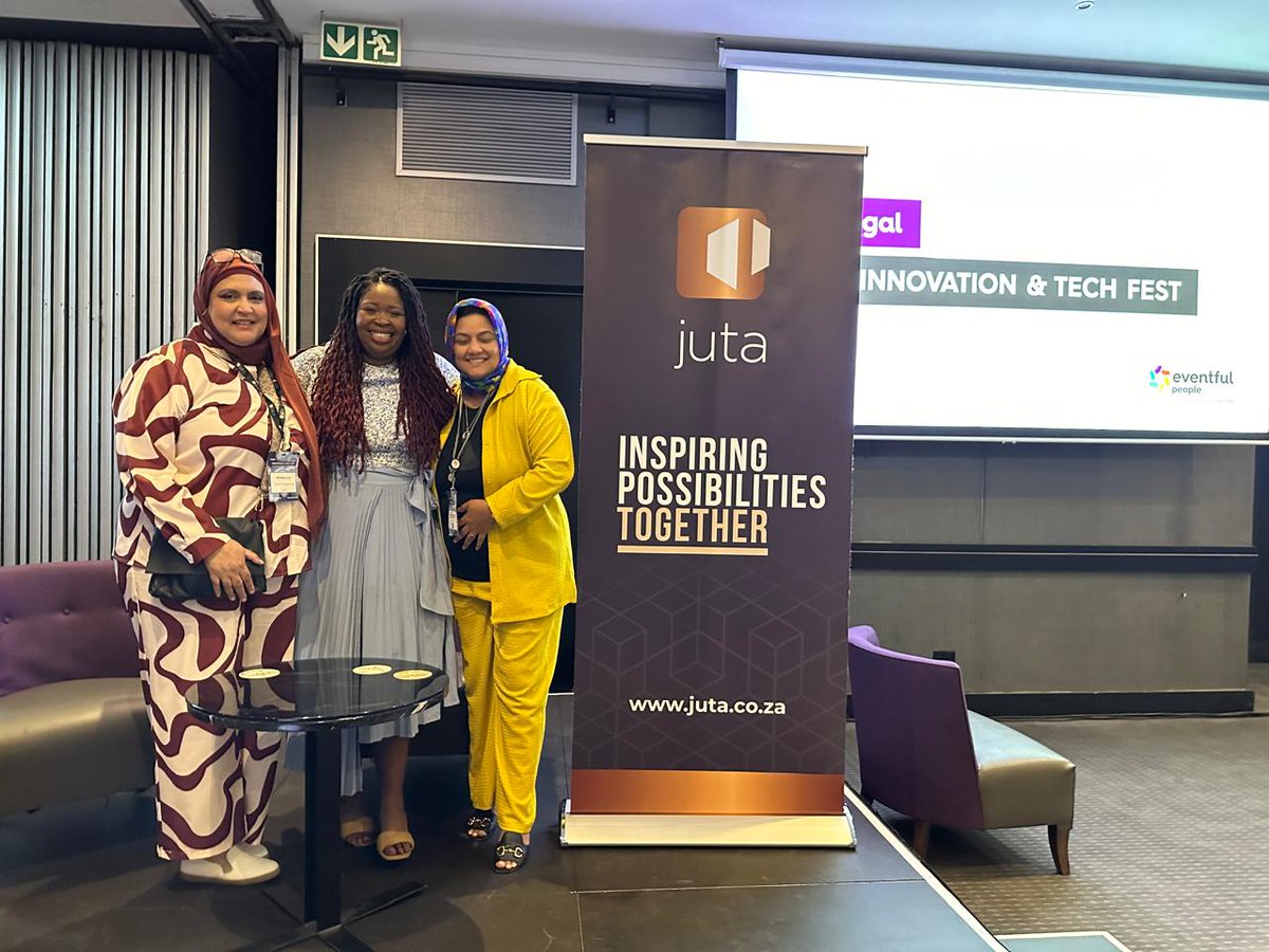 Highlights from Legal Innovation &amp; Tech Fest Africa!

Get #Legaltech Startups and Innovation: Changing Traditional Law-Firm Business Models One Innovation at a Time here: bit.ly/40BHbsS

#LegalTechFestAfrica #LegalTech #JutaInspiringPossibilities