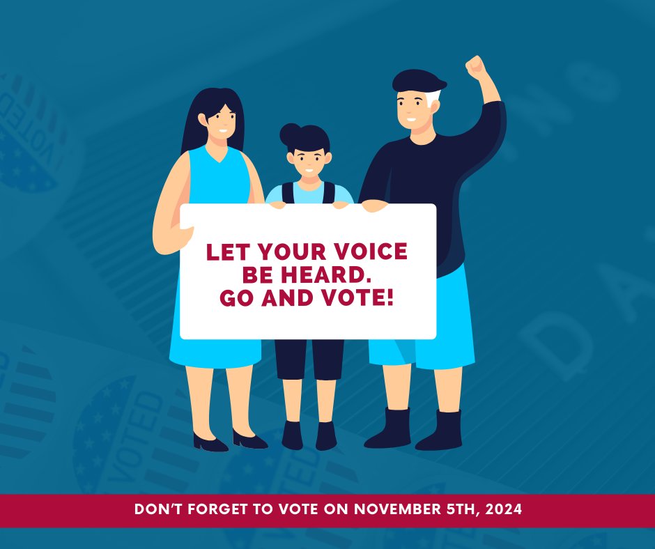 MWUSFS's tweet image. Hi everyone! We hope this week is going well for you so far.  
Please don't forget to vote today!  
Wishing everyone a great rest of their week!