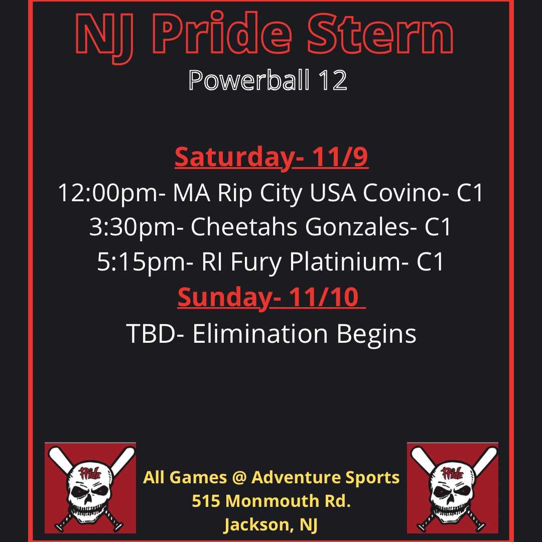 Great weekend at Show Me The Money in Florida going 4-1. Super excited for this upcoming weekend  in Power 12 in Jackson! Come watch us play! ⬇️
<a href="/NJPrideGold/">NJ Pride Softball</a> <a href="/AshleyDeYoung16/">ms. ashley deyoung</a>