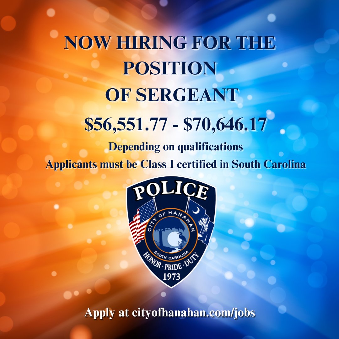 Hanahan Police tweet media