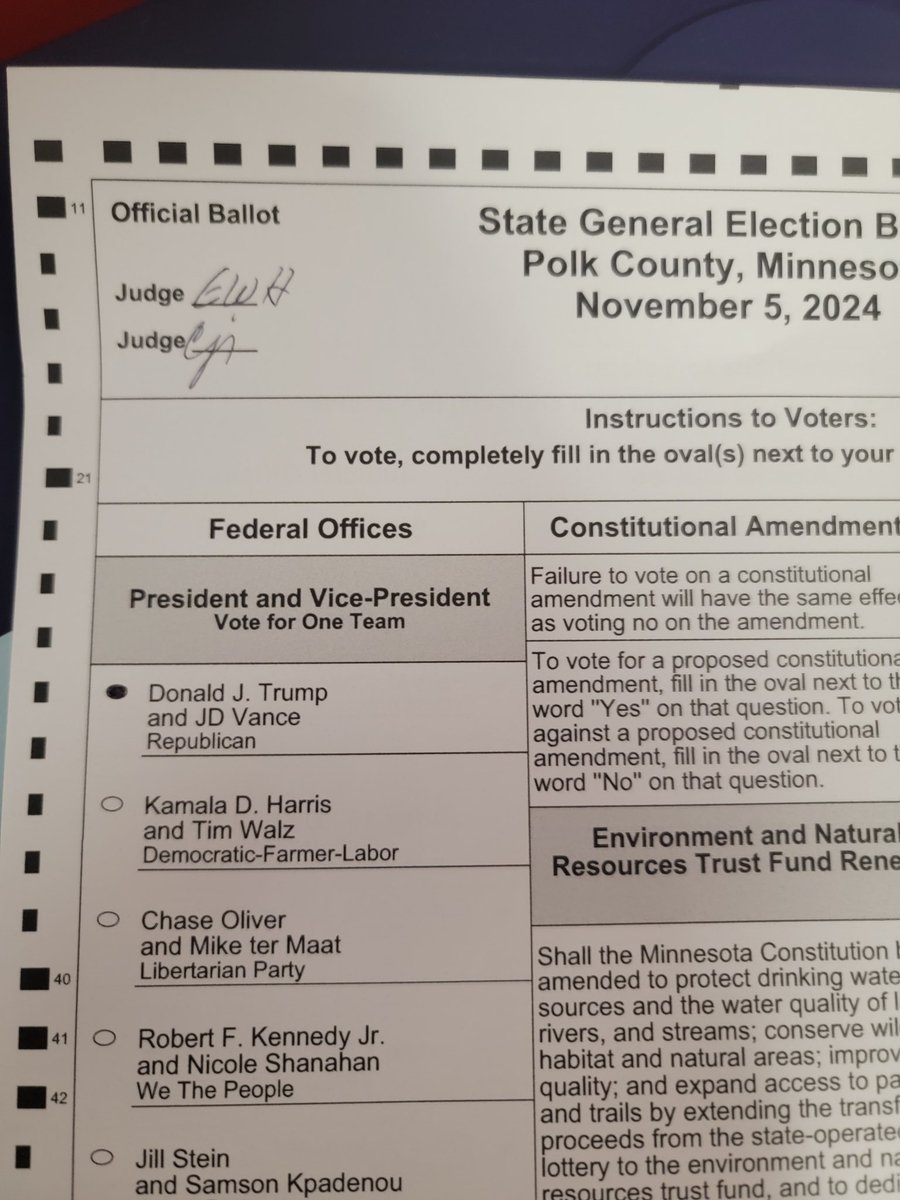 msta7352's tweet photo. Did my part #VotedforTrump https://t.co/hYs7HTdCLb