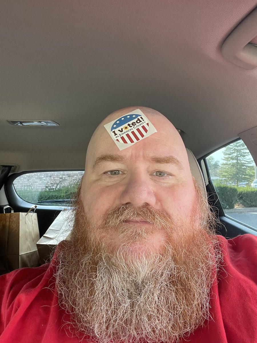 I already voted, but I did my part